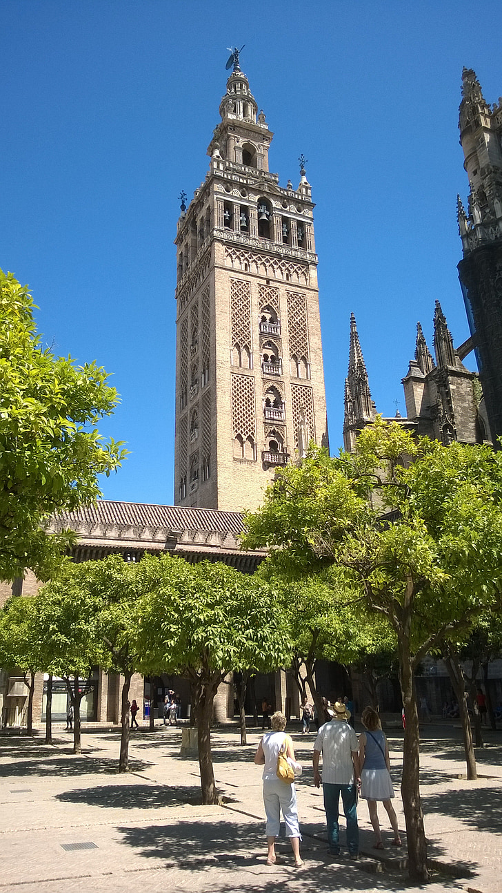 Sevilla, Catedral, Andalucía, Español, edificio, punto de referencia, famosos