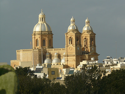 templom, székesegyház, istentiszteleti, középkori, Málta, építészet, történelmileg