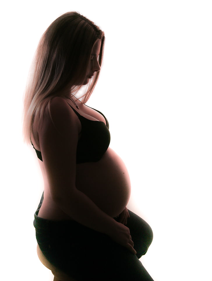 žena, zvučnik, beba, trbuh, trudnica, Mama, dijete