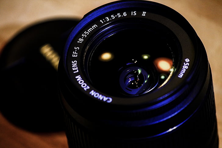 lente, Canon, fotografia, fotocamera, fotografia, fotocamera digitale, vetro