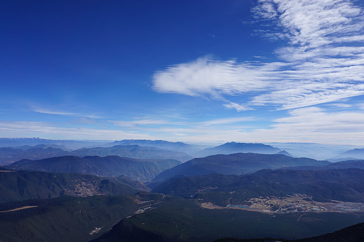 luonnonmaisemaa, jade dragon snow mountain, Yunnanin maakunnassa, Mountain, Luonto, maisema, scenics