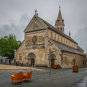 Johanniskirche, Swabian gmünd, románico, Retorromano románico, casa de hohenstaufen, Iglesia románica de, Iglesia