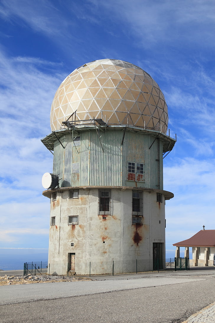 Portugália, Sierra, da, Estrela, radar, kupola
