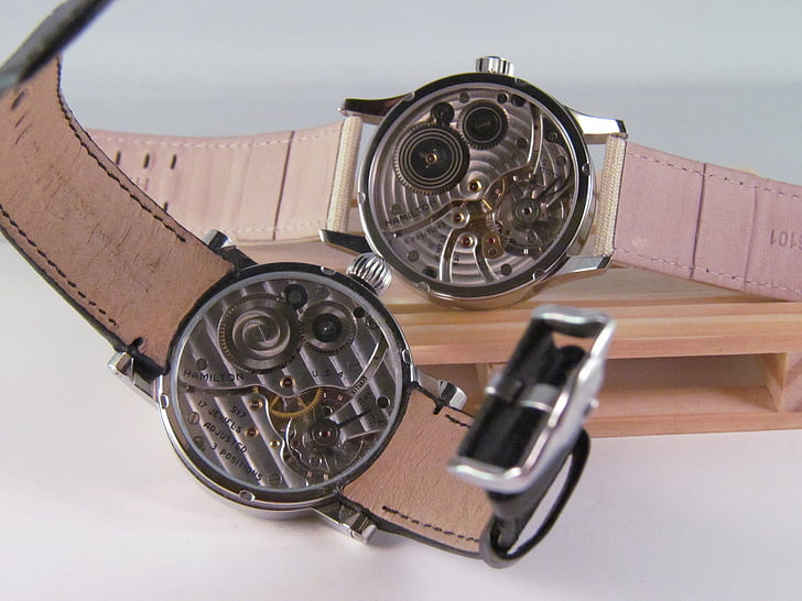 Гамільтон, кишенькові годинники, Годинники наручні