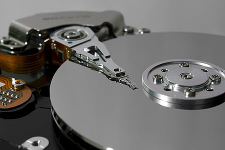 sabit disk, disko, bilgisayar, veri, teknoloji, sabit disk, yakın çekim