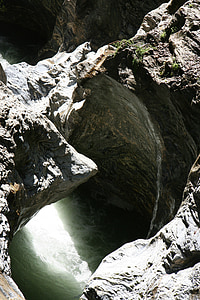 Liechtensteinklamm, besudla, vatten, torrent, sten, Rock, naturen