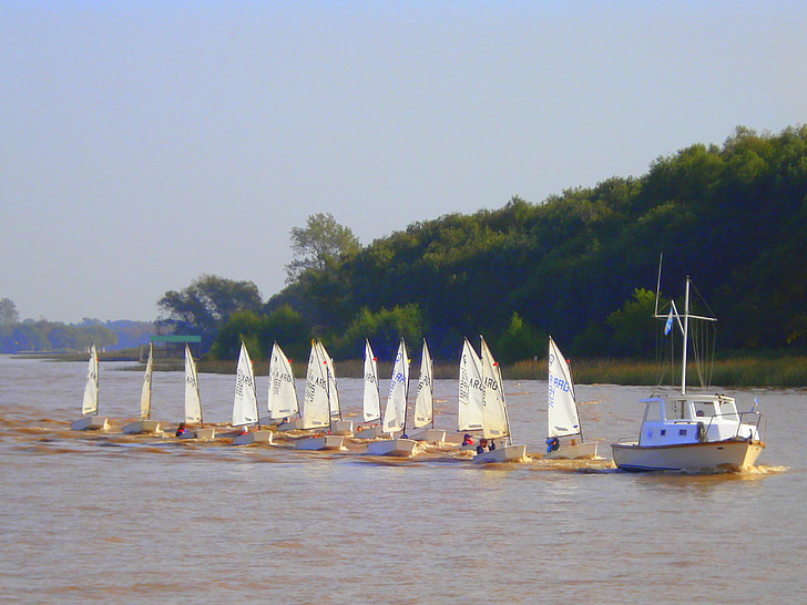 sailing, sailing boat, river, argentina, buenos aires, yacht, sailing lessons