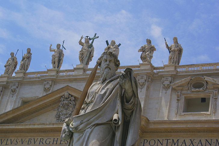 Roma, escultures, fort, Itàlia, estàtua, canteria, pedra