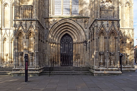 York minster, székesegyház, templom, Szent Péter-székesegyház, gótikus, a középkorban, York-i