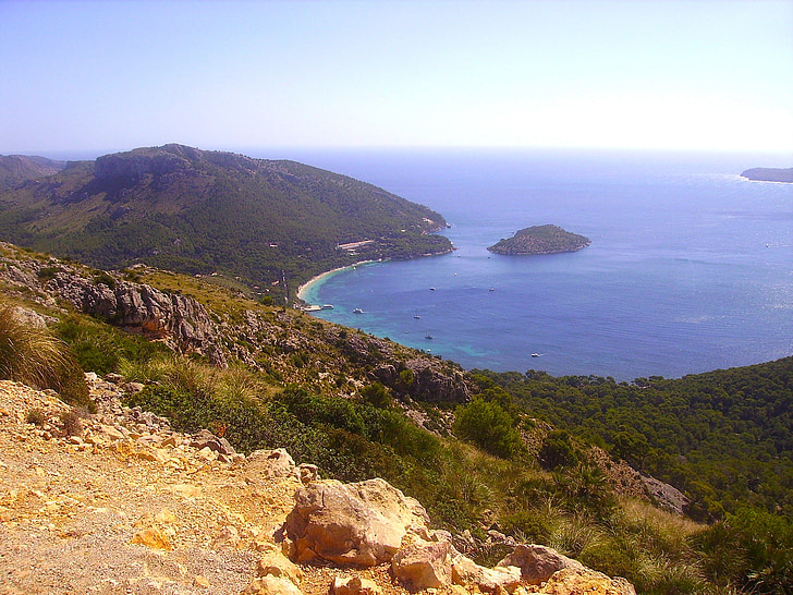 sea, ocean, water, sky, clouds, beach, coast