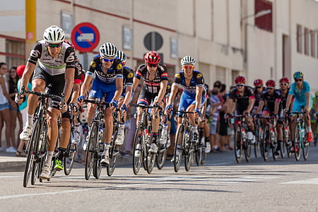 戻り値, サイクリスト, スペイン, ターン, 自転車, スポーツ, サイクリング