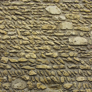 stone wall, wall, old, limestone, stone, brown