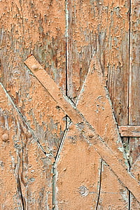 porta, madeira, Cor, textura, velho, ferro, tinta