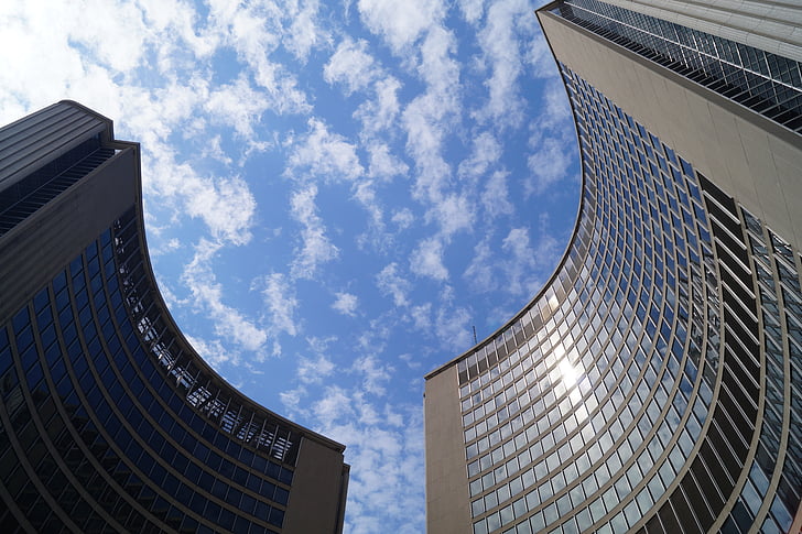 Torontas, Miestas, GTA, Kanada, miesto centras, pastatas, Architektūra