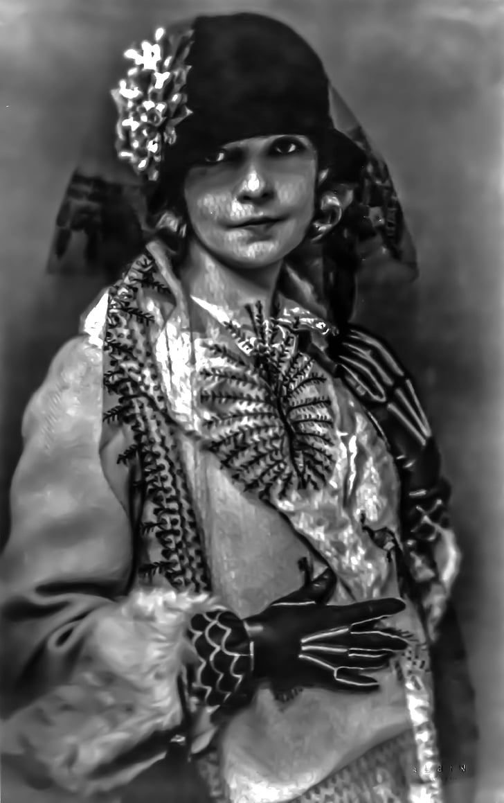 lilian gish - female, portrait, stag, film, silent screen, actress