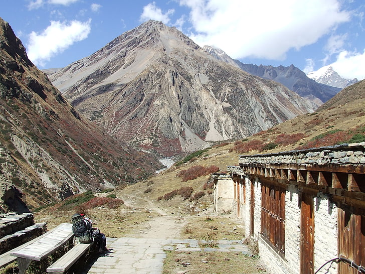 muntanyes, refugi, natura, veure, Nepal