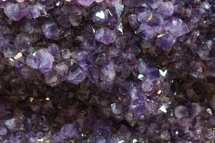 amethyst, mineral, violet, quartz, gem, crystal, macro