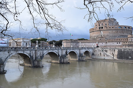 Castel sant'angelo, Roma, Tiber Nehri