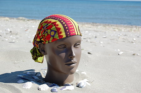 Afrika, marinac, pijesak, umjetnost, Biograd na moru, lutka, plaža