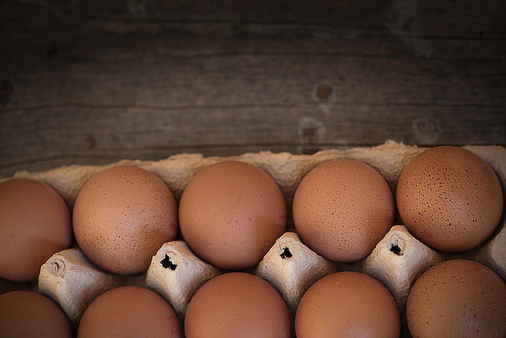 egg, chicken eggs, egg box, pack, food, nutrition, egg carton