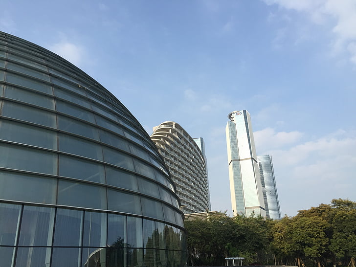 Xiamen internasjonale konferanse og utstilling sentrum, konferansesenter, Music hall 3, arkitektur, moderne, bygningen utvendig, innebygd struktur