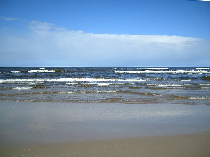 Baltık Denizi, plaj, kum