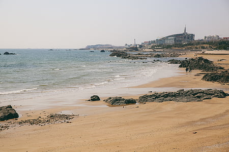 Qingdao, Kinija, paplūdimys, filmas