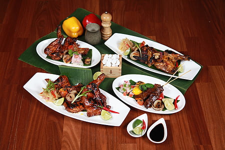 Tagalog-barbecue, varkensvlees, ribben, pluimvee, Restaurant, zure, Sweet