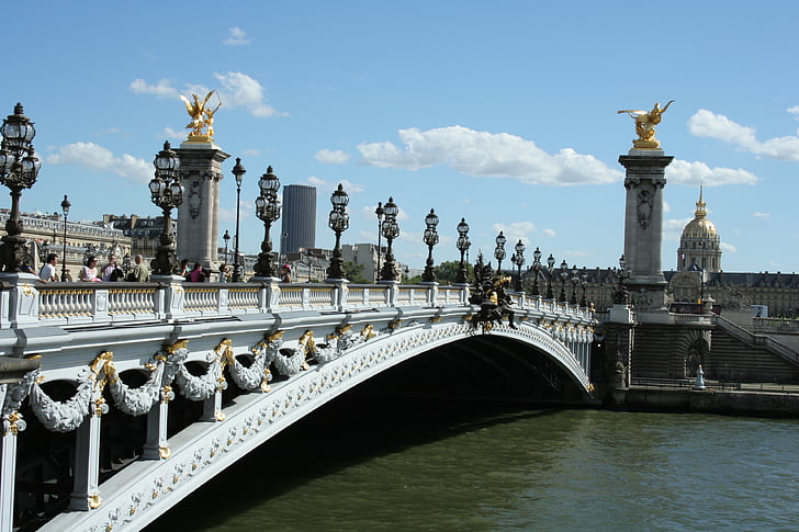 Pont alexandre iii, Paris, Jembatan