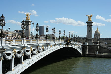 Pont alexandre iii, Paryż, Most