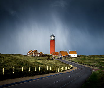 Deniz feneri, Texel, Hollanda, Kule, Bina dış, Yerleşik Yapı, yön