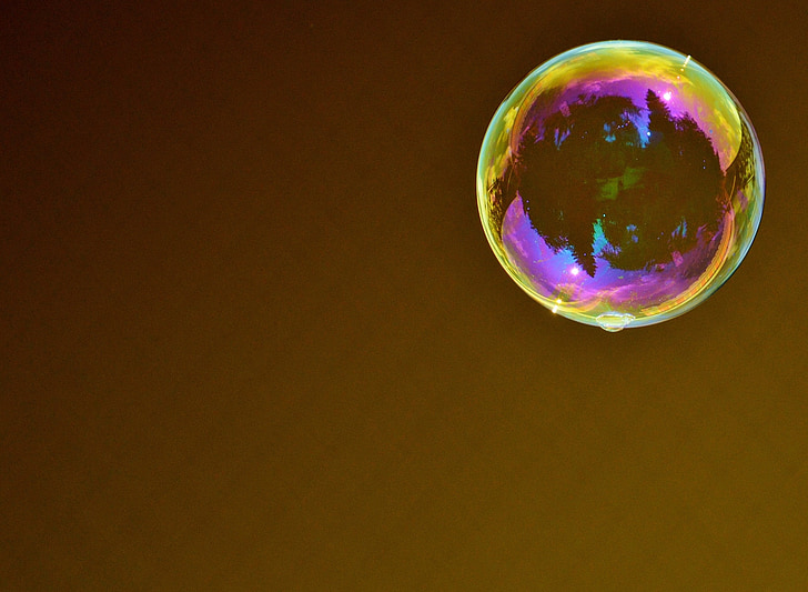 ziepju burbulis, krāsains, balle, ziepjainajā ūdenī, padarīt ziepju burbuļi, Float, atspoguļojot