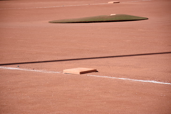 baseball field, sports, field, baseball, diamond, athletics, chalk