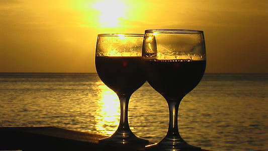 葡萄酒, 假日, 休息, 马尔代夫