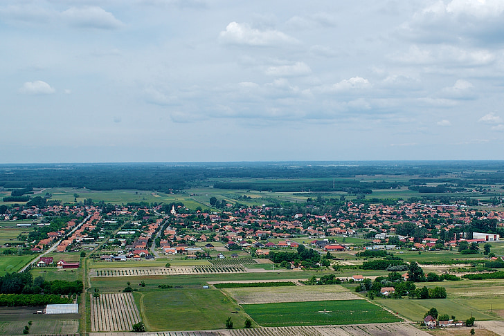 landscape, jakabszállás, bird's eye view, europe, aerial View