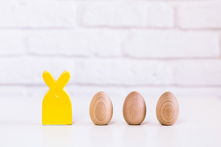 Bunny, Spielzeug, Eiern, Esser, Holz - material