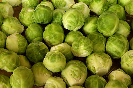 kubis Brussel, sayuran, rosenkoehlchen, dapat dimakan, sehat, Makanan, memasak