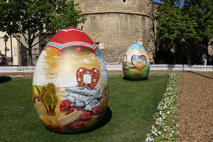 ovos de Páscoa, tradicional, celebração, férias, religião, Zagreb
