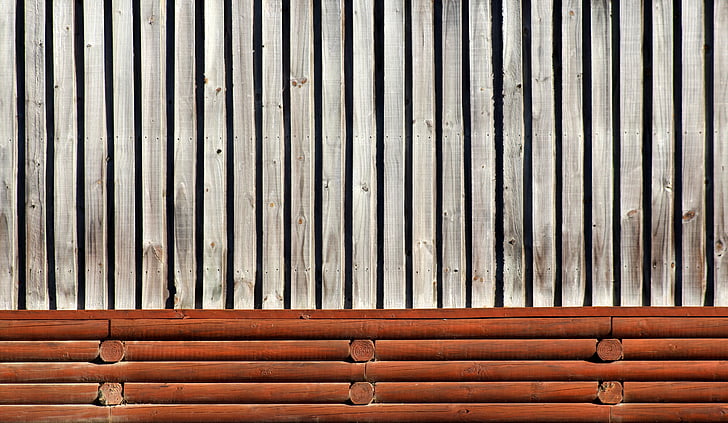 cerca, marrom, madeira, madeira, textura, plano de fundo, linhas