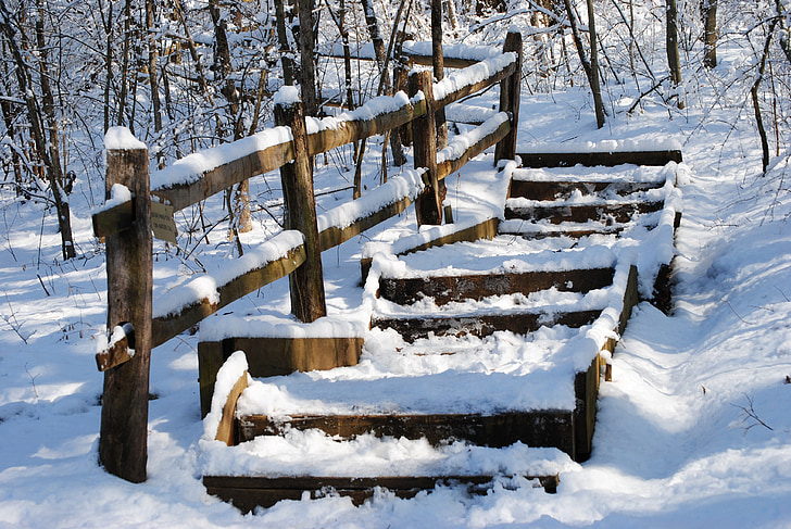 sneh, chodník, zimné, Príroda, za studena, Príroda, dobrodružstvo
