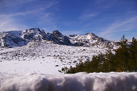 lumi, Serra, talvi, Mountain, talvimaisema, syvyys, mietiskely