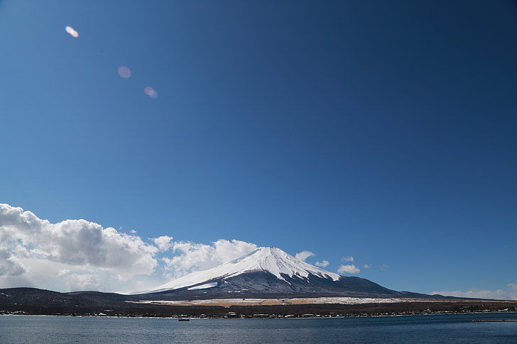 reise, skyen, Mount fuji