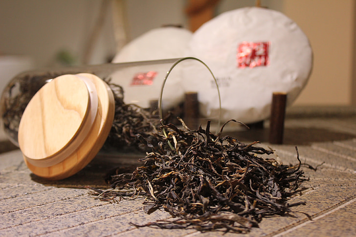 tea, tea cake, leaf tea, black tea, wood - Material