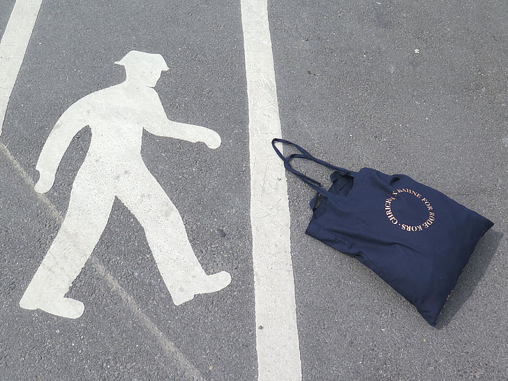man, bag, pictogram, walking