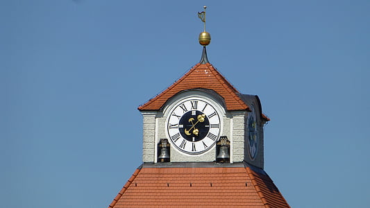 Bayern, Schloss nymphenburg, München, Uhrturm
