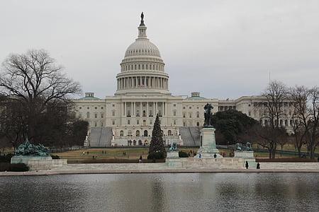 Capitol, jul, regeringen, Washington, kongressen, sightseeing, attraktion