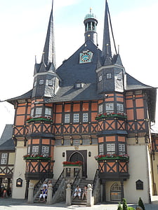 vernigerode, germany, the town hall, building, monument, architecture