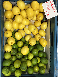 frukt, Citrus, citron, Lime