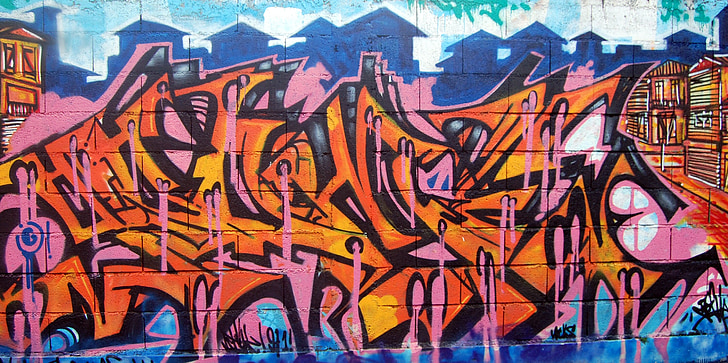 streetart, grafiti, lukisan dinding