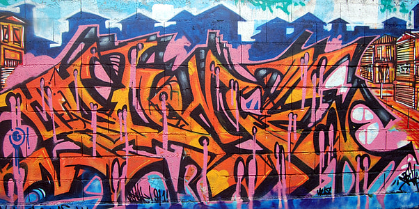 Streetart, Graffiti, freskot